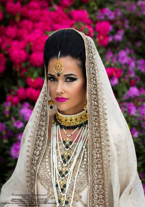Asian Bride at Harburn House Country Estate in West Lothian