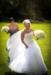 Shimmering Bride and Bridesmaid at Landmark Hotel Dundee