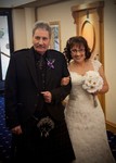 Bride and father at Invercarse Hotel, Dundee
