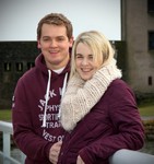 Jodie and David at Broughty Castle