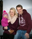 Jodie, David and Amelia at Broughty Castle