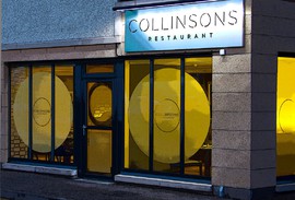 Exterior of Collinsons Restaurant, Broughty Ferry, Dundee