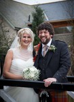 Bride and Groom at Forbes of Kingennie - Dundee wedding photography