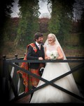 Bride and Groom at Forbes of Kingennie Dundee wedding photography