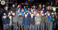 The crowds enjoy themselves at the Broughty Ferry Christmas Lights Switch-on