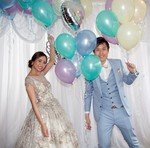 Sitang and Dan were married and had a reception at the Apex Hotel, Dundee