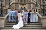 Sitang and Dan were married at Dundee Registrar's and we went to McManus Galleries for photographs