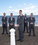 Bridal party at Broughty Ferry Beach, Dundee